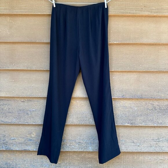 Eileen Fisher Petite Black Stretchy Trouser Size S - Picture 7 of 9